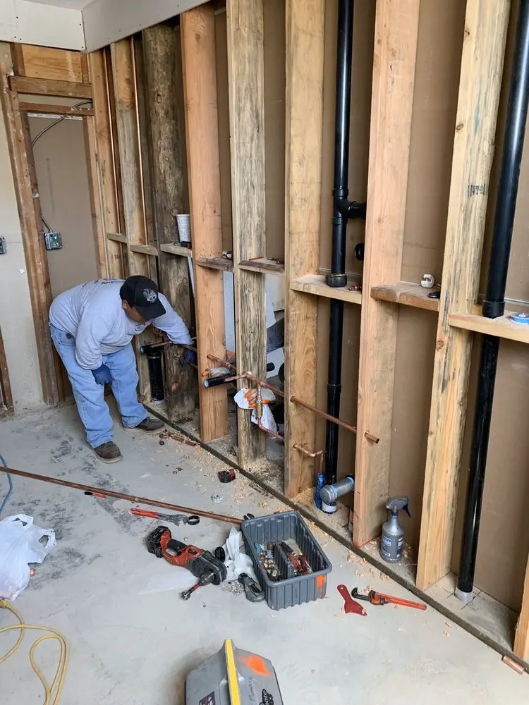 Commercial rough-in plumbing for Gas Line Repair in Marlton Lakes